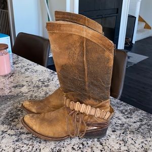 Corral slouch leather boots